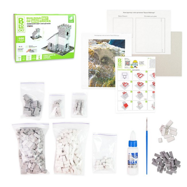 Башта Майстра. Будівельний набір для творчості з міні-цеглинок BLOCKY - фото 3