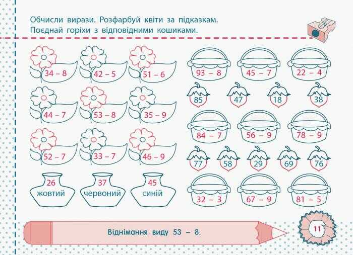 Точилка Математика Додавання та віднімання в межах 100 2 клас Рівень 3 Авт: Муренець О.Г. Вид-во: АРТ - фото 3