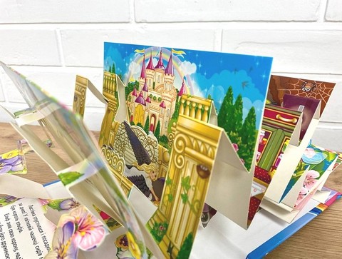 Книжка-панорамка Дюймовочка Авт: Н. Томашевська Вид-во: Пегас - фото 7