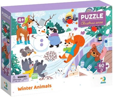 Пазл "Зимові тваринки" - Пазли