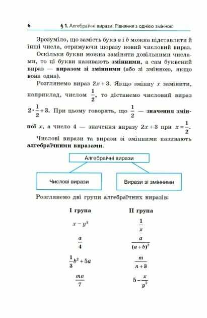 Підручник Алгебра 7 клас НУШ Авт. Мерзляк А.Г. Якір М.С. Вид-во: Гімназія - фото 7