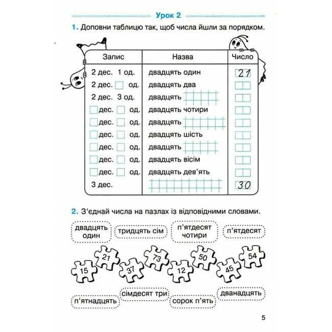 Робочий зошит Математика 2 клас Частина 1 НУШ Авт: О. Гісь І. Філяк Вид-во: Ранок - фото 7