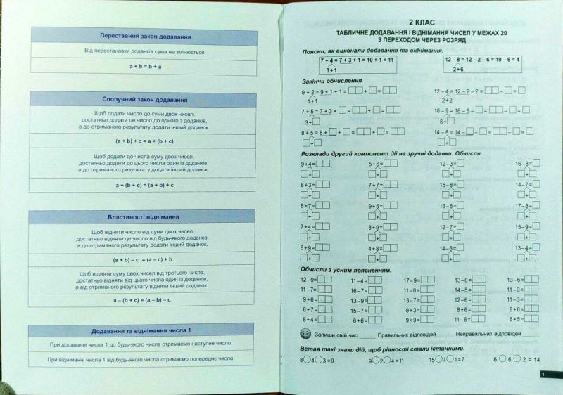 Практикум 1000 прикладів з математики Рахуємо усно Додавання і віднімання 2-3 класи Авт: Васютенко В.В. Вид-во: Торсінг - фото 2