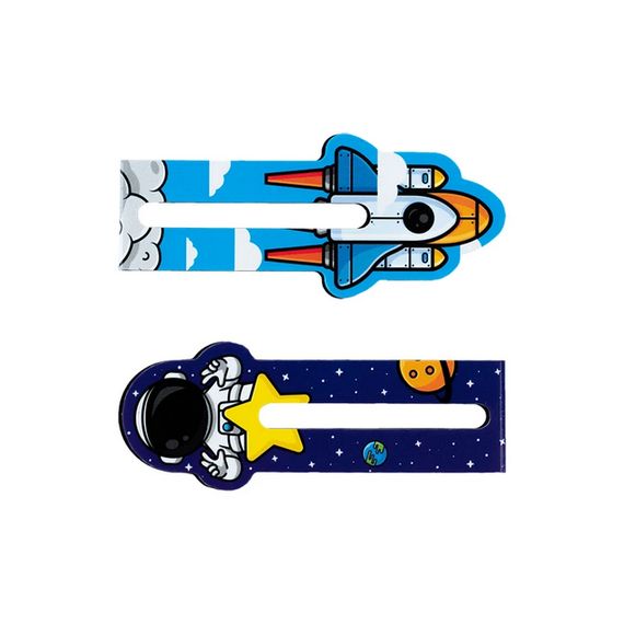 Закладинки Kite Space 2шт/в блістері магнітні з індикатором K24-496-6 - фото 2