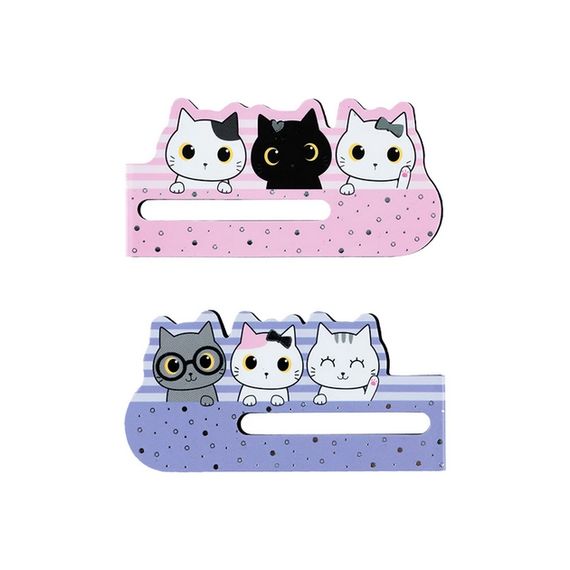 Закладинки Kite Cats 2шт/в блист магнітні з індикатором K24-496-3 - фото 2
