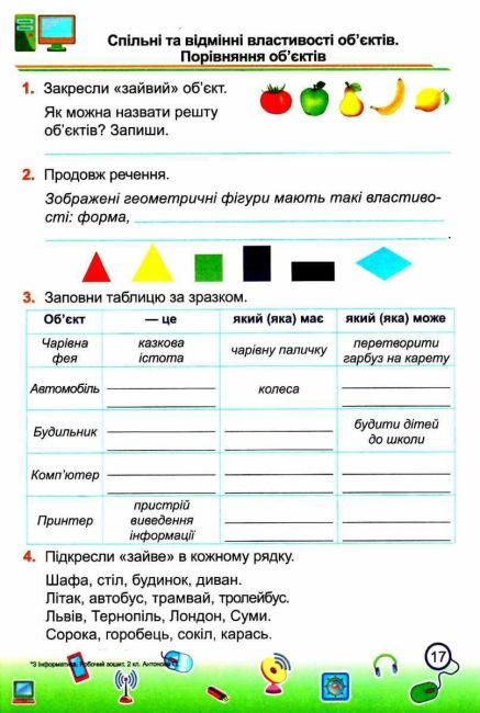 Робочий зошит Інформатика 2 клас НУШ За програмою О. Савченко Авт: Антонова О. Мартинюк С. Вид-во: Підручники і посібники - фото 5