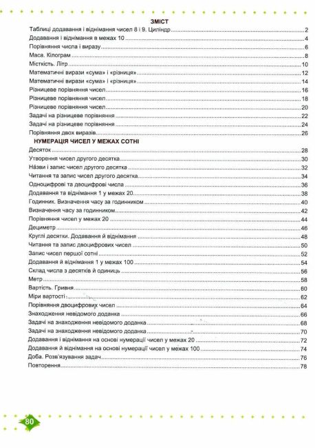 Навчальний посібник Математика 1 клас у 3-х частинах Частина 3 НУШ Авт: Козак М.В. Корчевська О.П. Вид-во: Підручники і посібники - фото 3