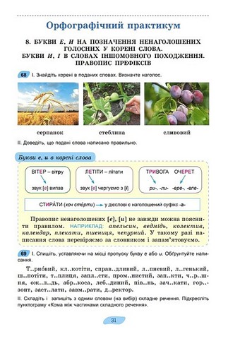Підручник Українська мова 7 клас НУШ Авт: Заболотний О.В. Заболотний В.В. Вид-во: Генеза - фото 6