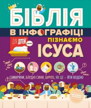 Біблія в інфографіці для дітей Пізнаємо Ісуса Частина 3 Вид-во: Свічадо