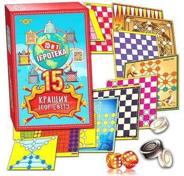 Ігротека 15 кращих ігор світу Вид-во: МАСТЕР Ігротека 15 кращих ігор світу Вид-во: МАСТЕР - Настільні ігри