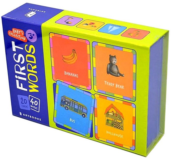 Flash cards First words 3+ Авт: Катерина Таберко Вид-во: ARTBOOKS - фото 1