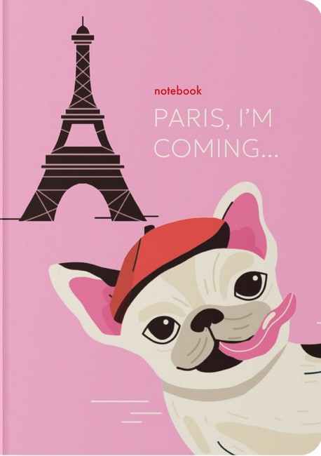 Блокнот у клітинку «Бульдог в Парижі» Вид-во: ORNER - фото 1