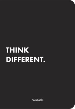 Блокнот "Think Different" чорний Вид-во: ORNER
