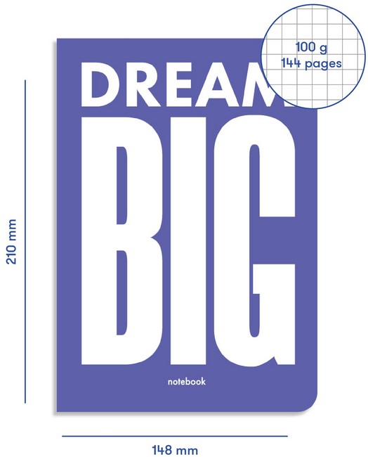 Блокнот Dream BIG фіолетовий Вид-во: ORNER - фото 2