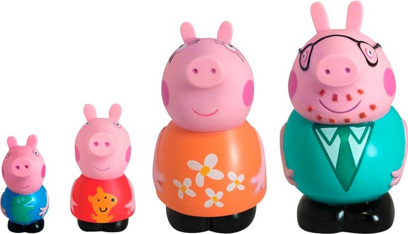Іграшки для ванни Сім’я свинки Пеппи Ігровий набір TM Peppa Pig - фото 2