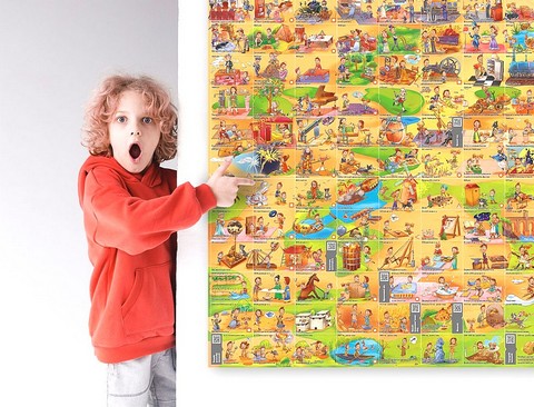 Розумний плакат-гра Історія відкриттів і винаходів Авт: Максим Мірошниченко Вид-во: Моноліт - фото 11