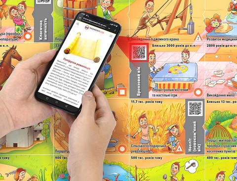 Розумний плакат-гра Історія відкриттів і винаходів Авт: Максим Мірошниченко Вид-во: Моноліт - фото 13