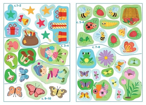 Розмальовка з наліпками Ельфи Вид-во: Талант - фото 3