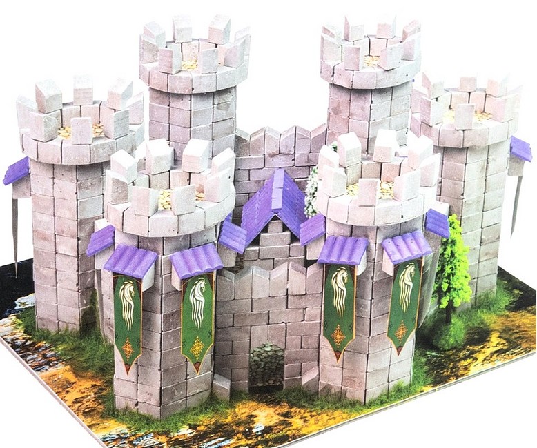 Будівельний набір з міні-цеглинок Лицарський замок BLOCKY Вид-во: Strateg - фото 2