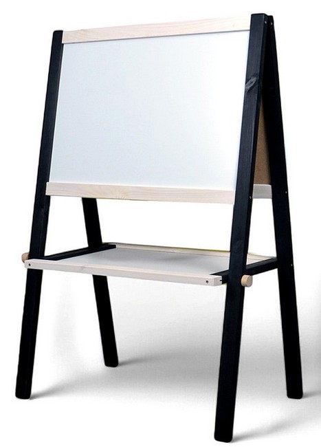 Мольберт в наборі з аксесуарами в коробці чорно-білий Вид-во: Умняшка - фото 1