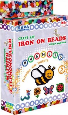 Набір для творчості. Магніти з термомозаїки без планшета. Квіти-комахи - Своїми руками