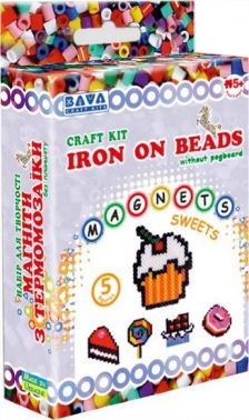 Набір для творчості. Магніти з термомозаїки без планшета. Солодощі - Своїми руками