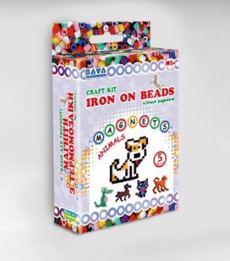 Набір для творчості. Магніти з термомозаїки без планшета. Тварини - Своїми руками