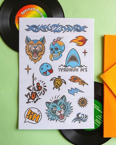 Тимчасові тату для старших хлопців Tattoos Акула Вид-во: Ранок - фото 6