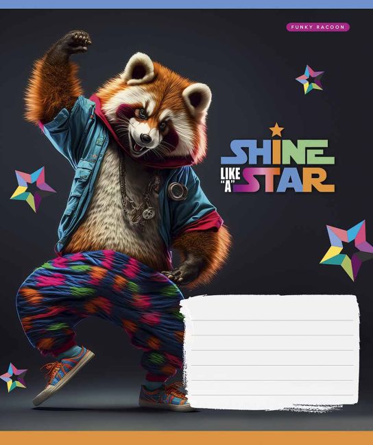 Зошит учнівський, 18арк., у клітинку, виб.УФ-лак, Школярик - фото 4