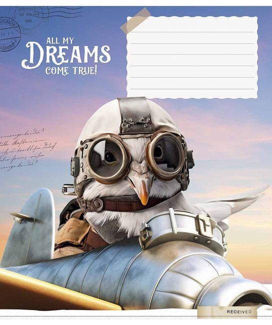 Зошит учнівський, 18арк., у клітинку, ВД-лак, Школярик - фото 1