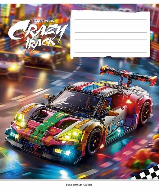 Зошит учнівський, 18арк., у клітинку, ВД-лак, Школярик - фото 3