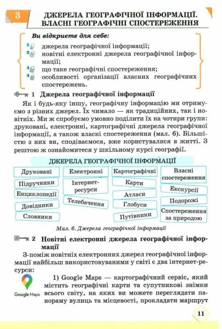 Підручник Географія 6 клас НУШ Авт: Запотоцький С.П. та ін. Вид-во: Астон - фото 5