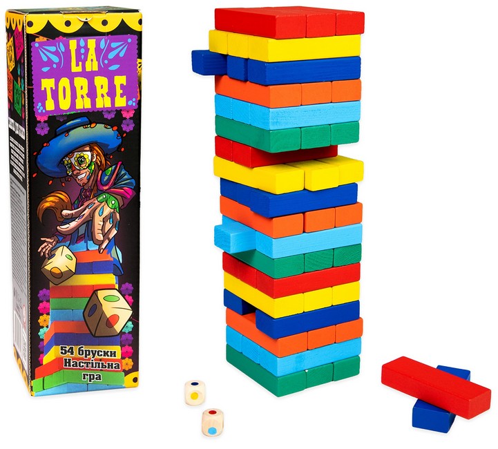 Настільна гра La Torre 54 брусків Вид-во: Strateg - фото 2