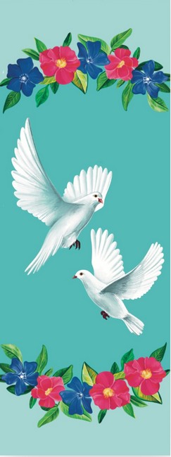 Закладка для книги «Голуби» - фото 1