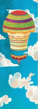 Закладка для книги «Зелена повітряна куля»
