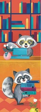 Закладка для книги «Єноти. Книгарня»