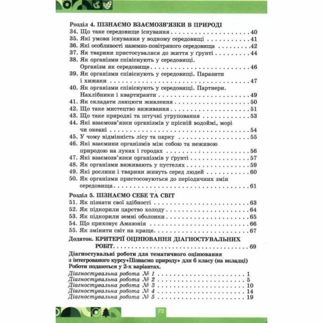 Робочий зошит Пізнаємо Природу 6 клас НУШ До підручника Біда Д.Д. Гільбер Т.Г. Колісник Я.І. Авт: Чухліб О. Левада К. Вид-во: Оріон - фото 4