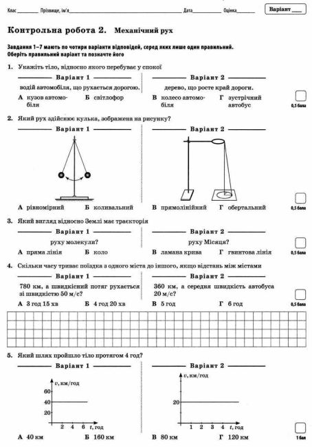 Зошит для поточного та тематичного оцінювання Фізика 7 клас Нова програма Авт: Чертіщева Т.В. Вид-во: ПЕТ - фото 5