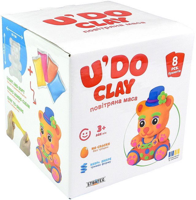 Набір для творчості UDO Clay Ведмідь Вид-во: Strateg - фото 1