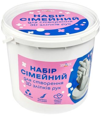 Набір сімейний для створення 3D зліпків рук Вид-во: Strateg