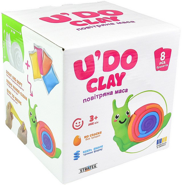 Набір для творчості UDO Clay Равлик Вид-во: Strateg - фото 1