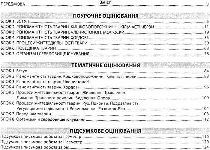 Збірник завдань для оцінювання навчальних досягнень учнів Біологія 7 клас Нова програма Авт: Соболь В.І. Вид-во: Абетка - фото 3