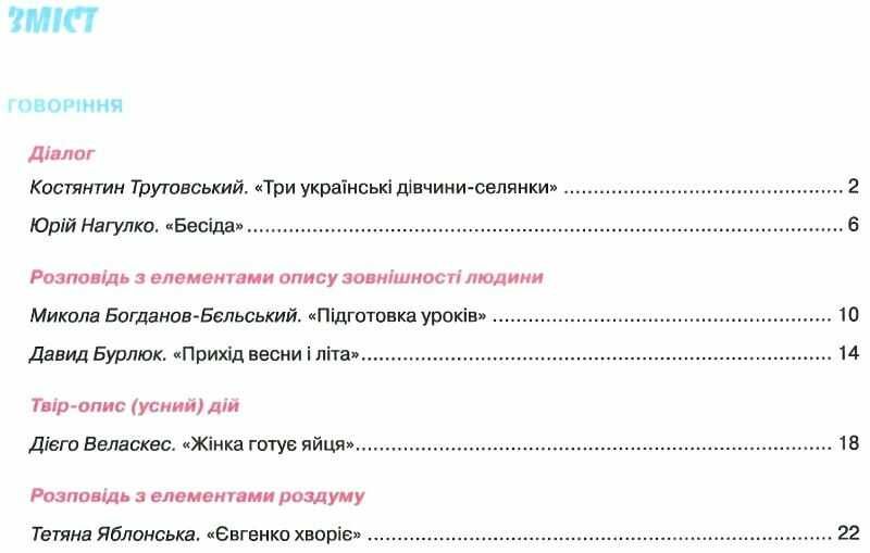 Навчальний посібник Українська мова Живопис на уроках розвитку мовлення 7 клас НУШ Авт: Давидюк Л.В. та ін. Вид-во: Освіта - фото 3