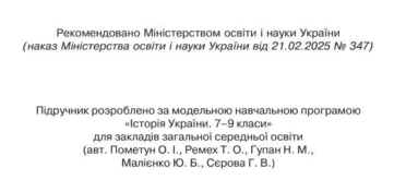 Підручник Історія України 8 клас НУШ Авт: О. Пометун та ін. Вид-во: Освіта - фото 2