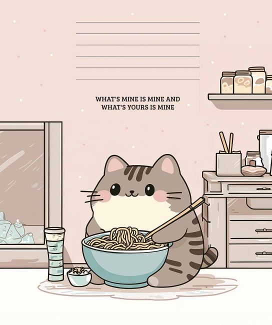 Зошит учнівський 24арк. у клітинку Школярик I AM PURRRFECT - фото 3