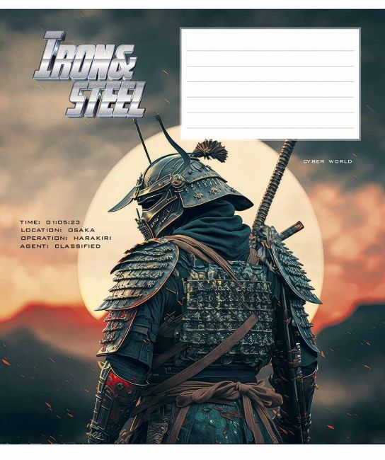 Зошит учнівський, 24арк., у лінію, ВД-лак, Star (024-3284L, Iron&Steel 24л (хлопч)) - фото 6