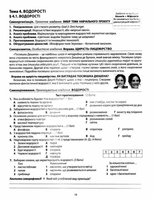 Мій зошит для самовдосконалення Біологія 7 клас НУШ Авт: В. Соболь Вид-во: Абетка - фото 5