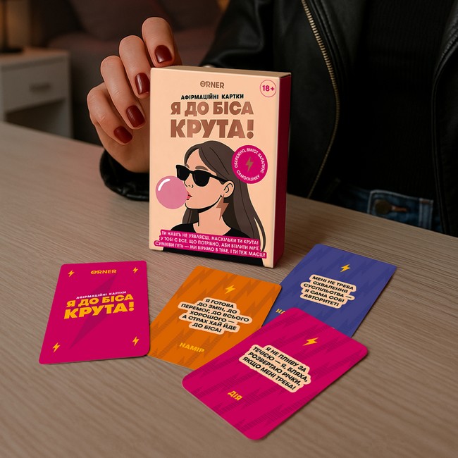 Афірмаційні картки Я до біса крута 18+ Вид-во: ORNER - фото 4