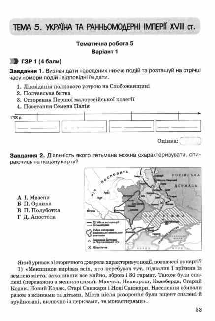 Зошит моїх досягнень Історія України 8 клас НУШ Авт: О. Пометун О. Дудар Вид-во: Освіта - фото 5