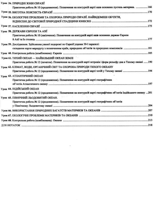 Розробки уроків Географія Материки і океани 7 клас Конспект від А до Я Авт: Федоруц М. Чайковська Г. Вид-во: Підручники і посібники - фото 4